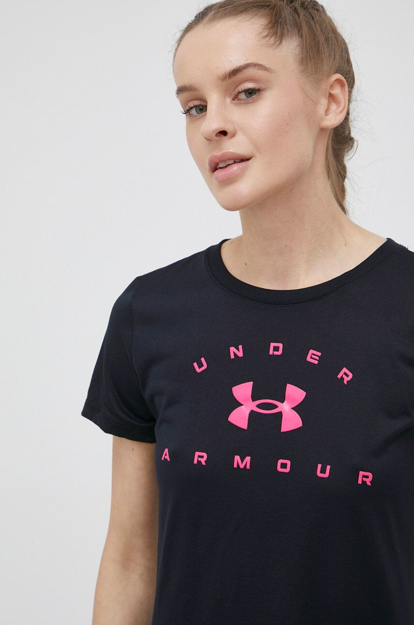 Under Armour tricou de antrenament Solid Logo Arch 1369864 - Pled.ro