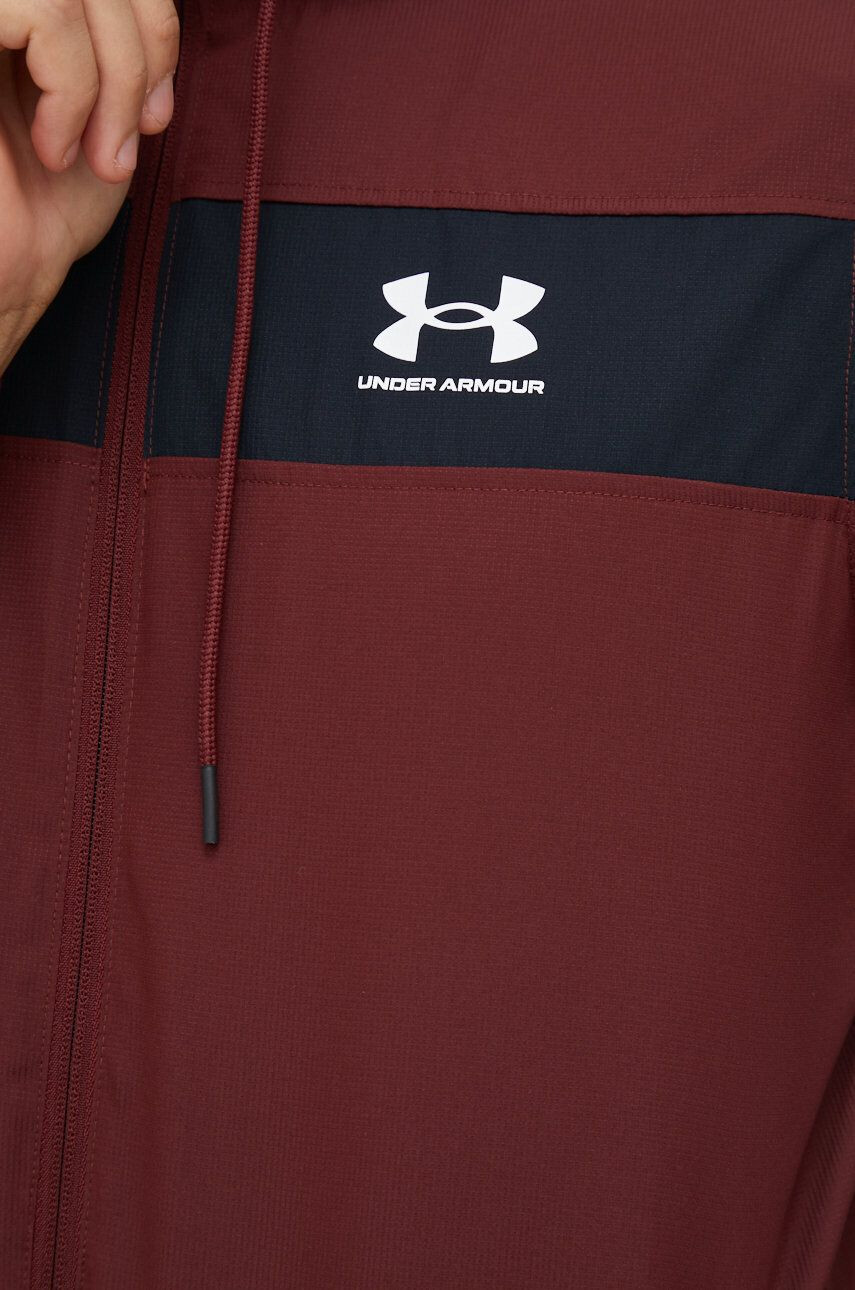 Under Armour windbreaker culoarea maro de tranzitie - Pled.ro