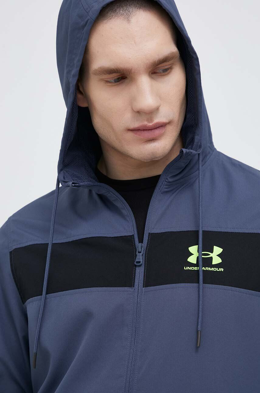 Under Armour windbreaker culoarea albastru marin de tranzitie - Pled.ro