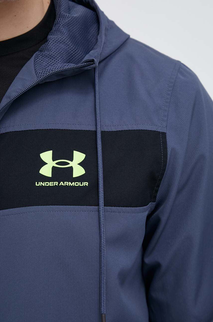 Under Armour windbreaker culoarea albastru marin de tranzitie - Pled.ro