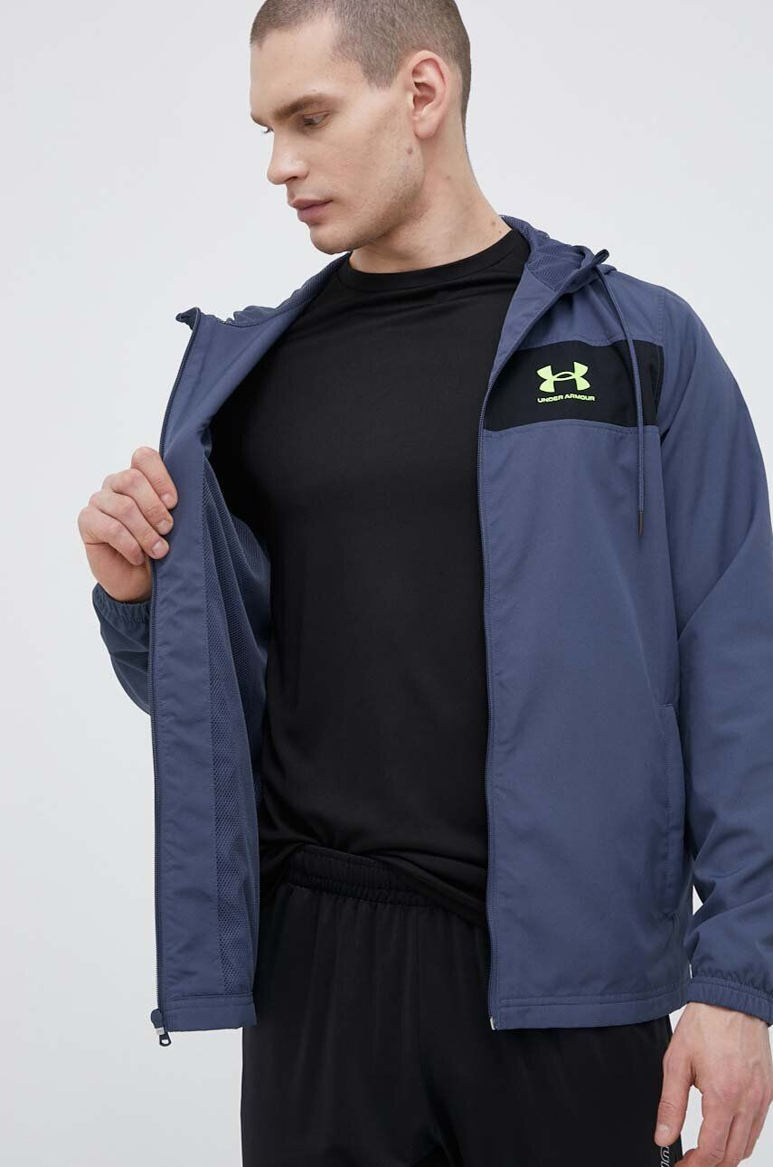 Under Armour windbreaker culoarea albastru marin de tranzitie - Pled.ro