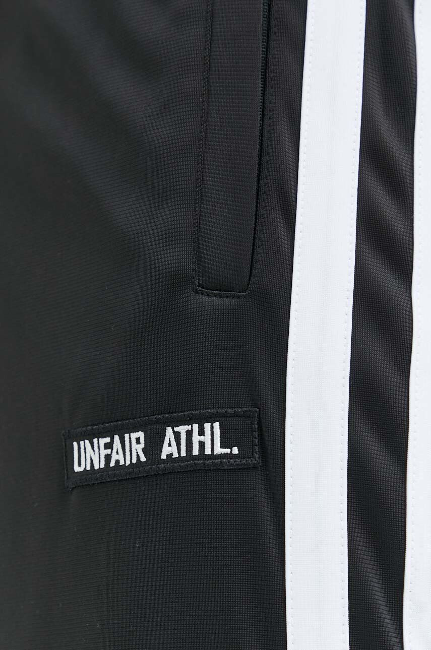 Unfair Athletics pantaloni de trening barbati culoarea negru cu imprimeu - Pled.ro