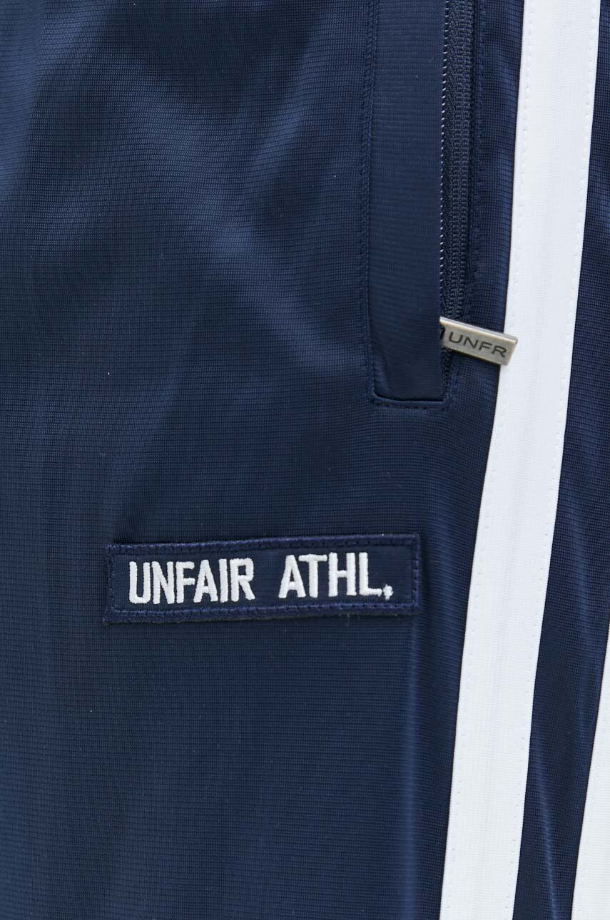 Unfair Athletics pantaloni de trening barbati culoarea albastru marin cu imprimeu - Pled.ro