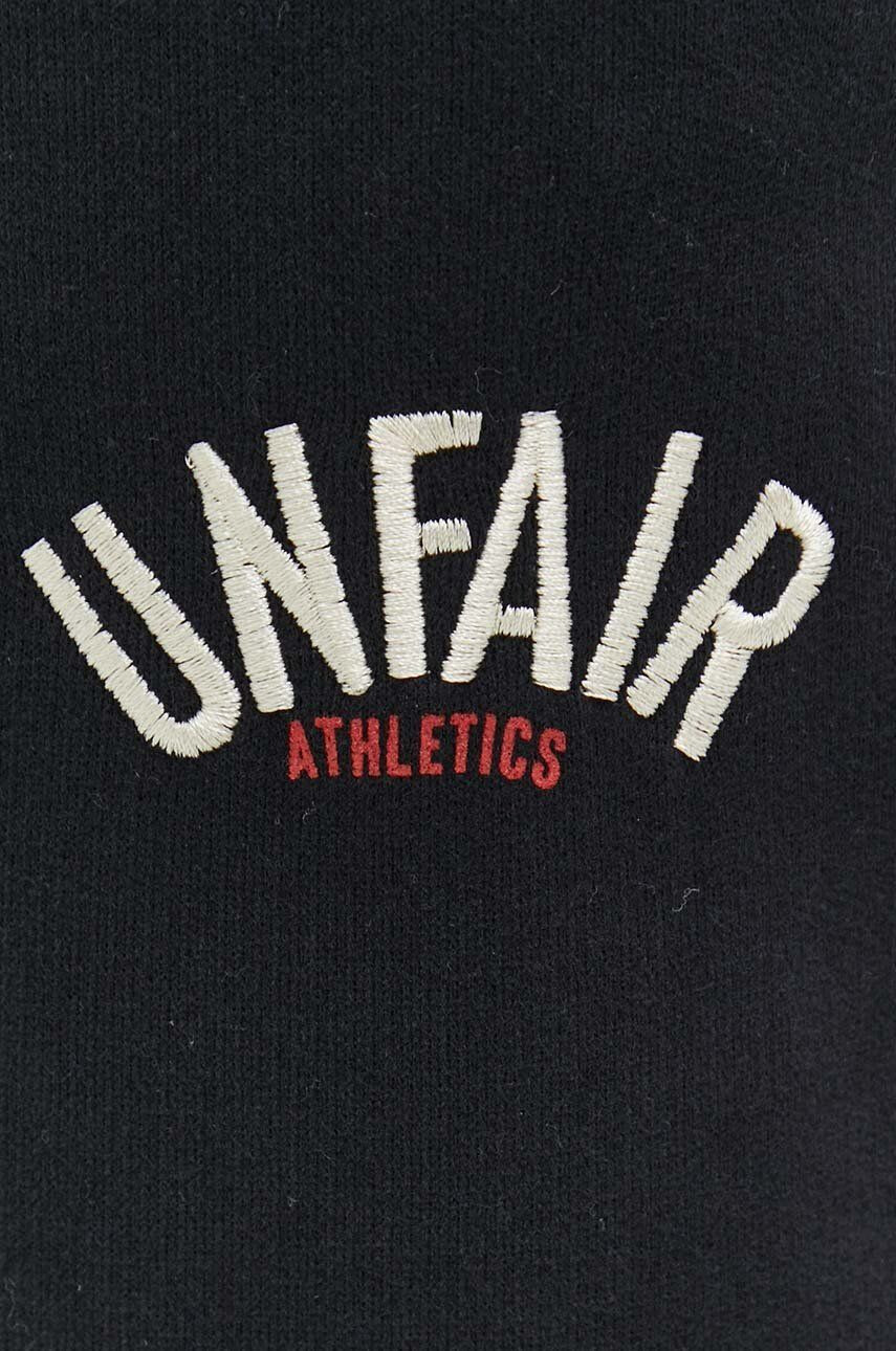 Unfair Athletics pantaloni de trening din bumbac barbati culoarea negru cu imprimeu - Pled.ro