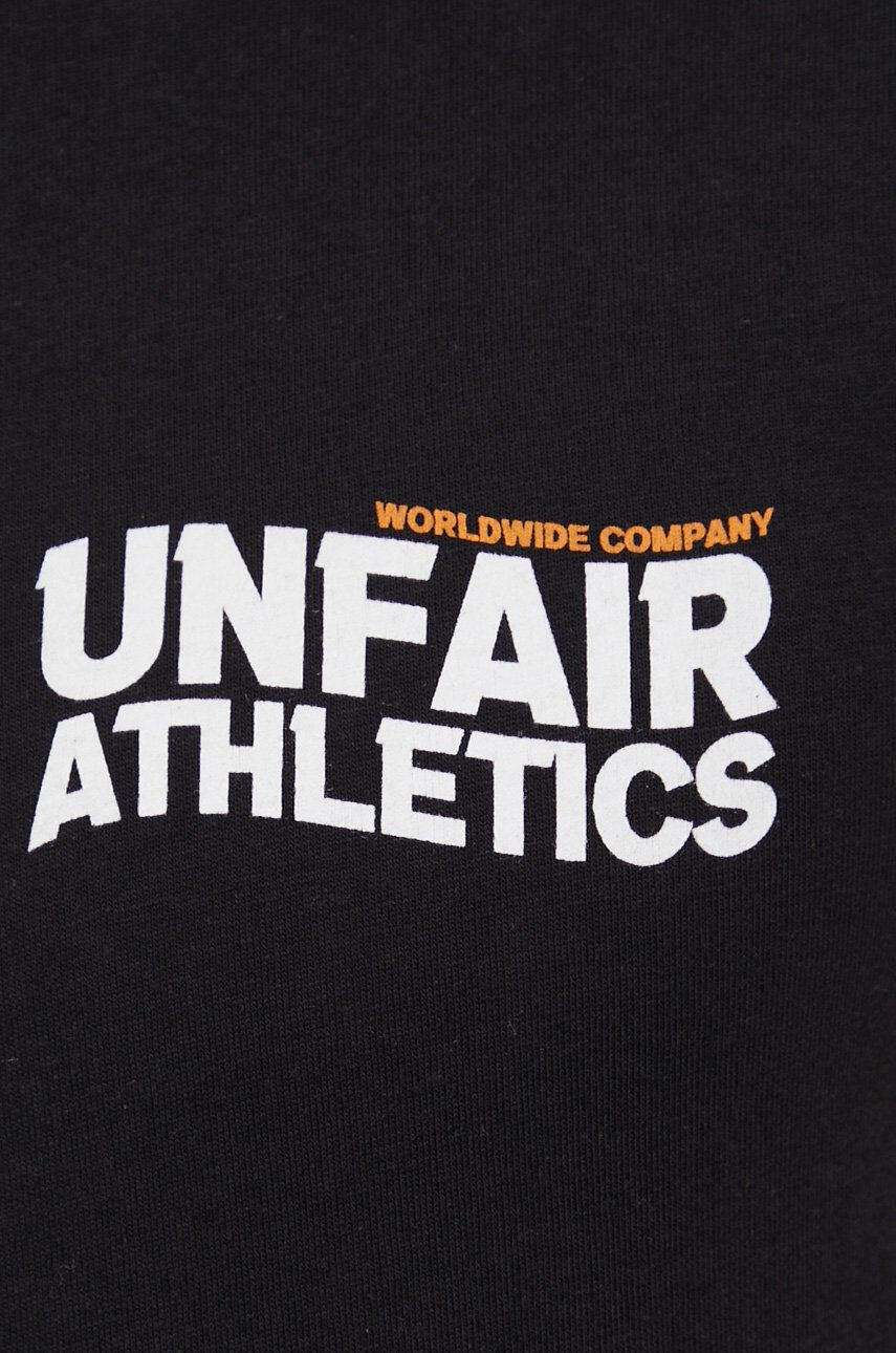 Unfair Athletics tricou din bumbac culoarea negru cu imprimeu - Pled.ro