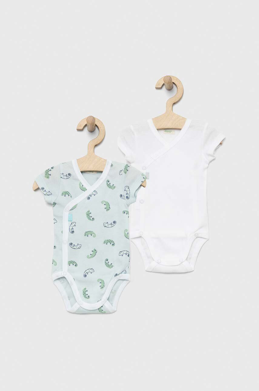 United Colors of Benetton body din bumbac pentru bebelusi 2-pack - Pled.ro