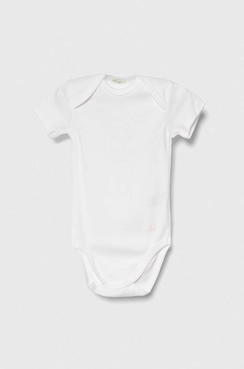 United Colors of Benetton body din bumbac pentru bebelusi 3-pack - Pled.ro