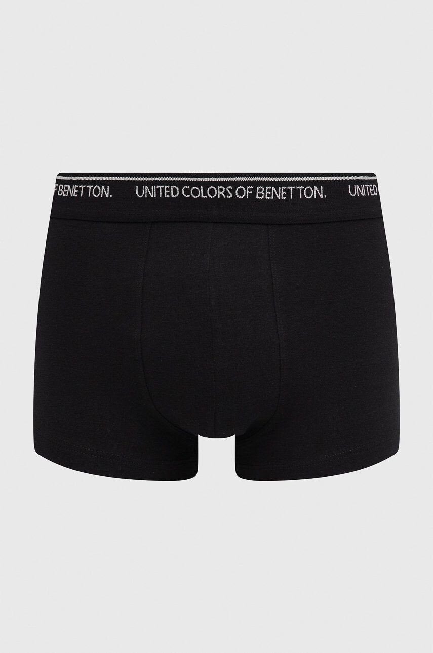 United Colors of Benetton Boxeri bărbați culoarea negru - Pled.ro