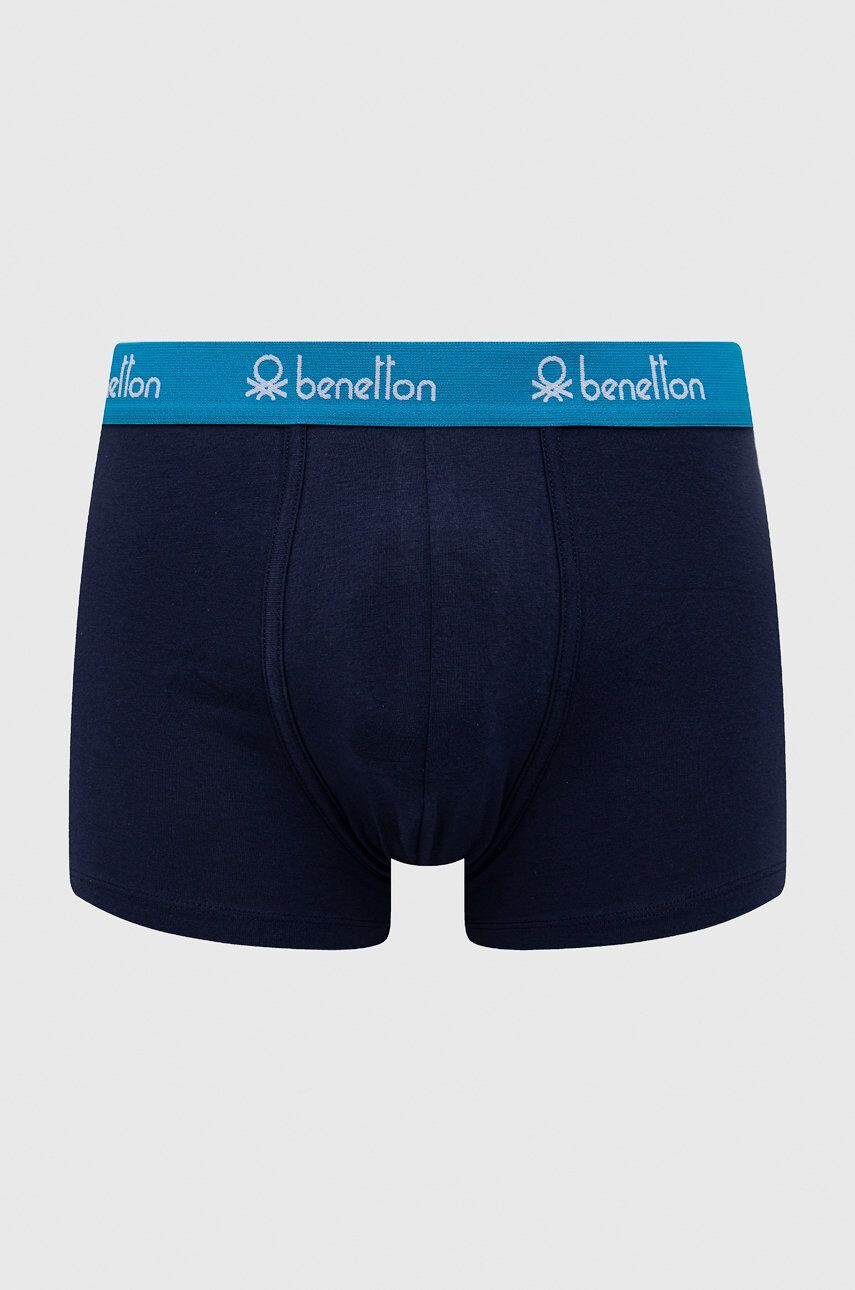 United Colors of Benetton boxeri barbati culoarea albastru marin - Pled.ro