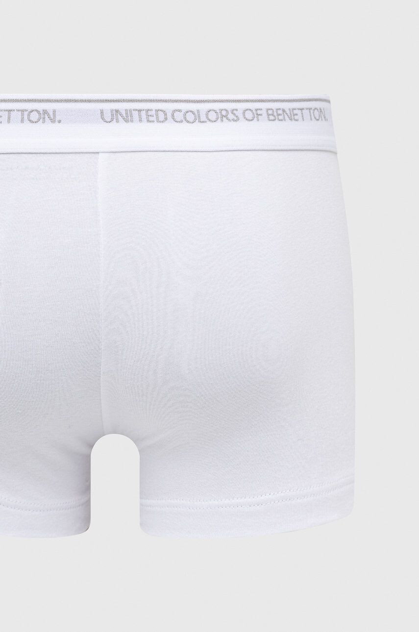 United Colors of Benetton Boxeri bărbați culoarea alb - Pled.ro