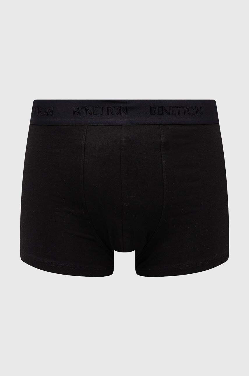 United Colors of Benetton boxeri barbati culoarea negru - Pled.ro