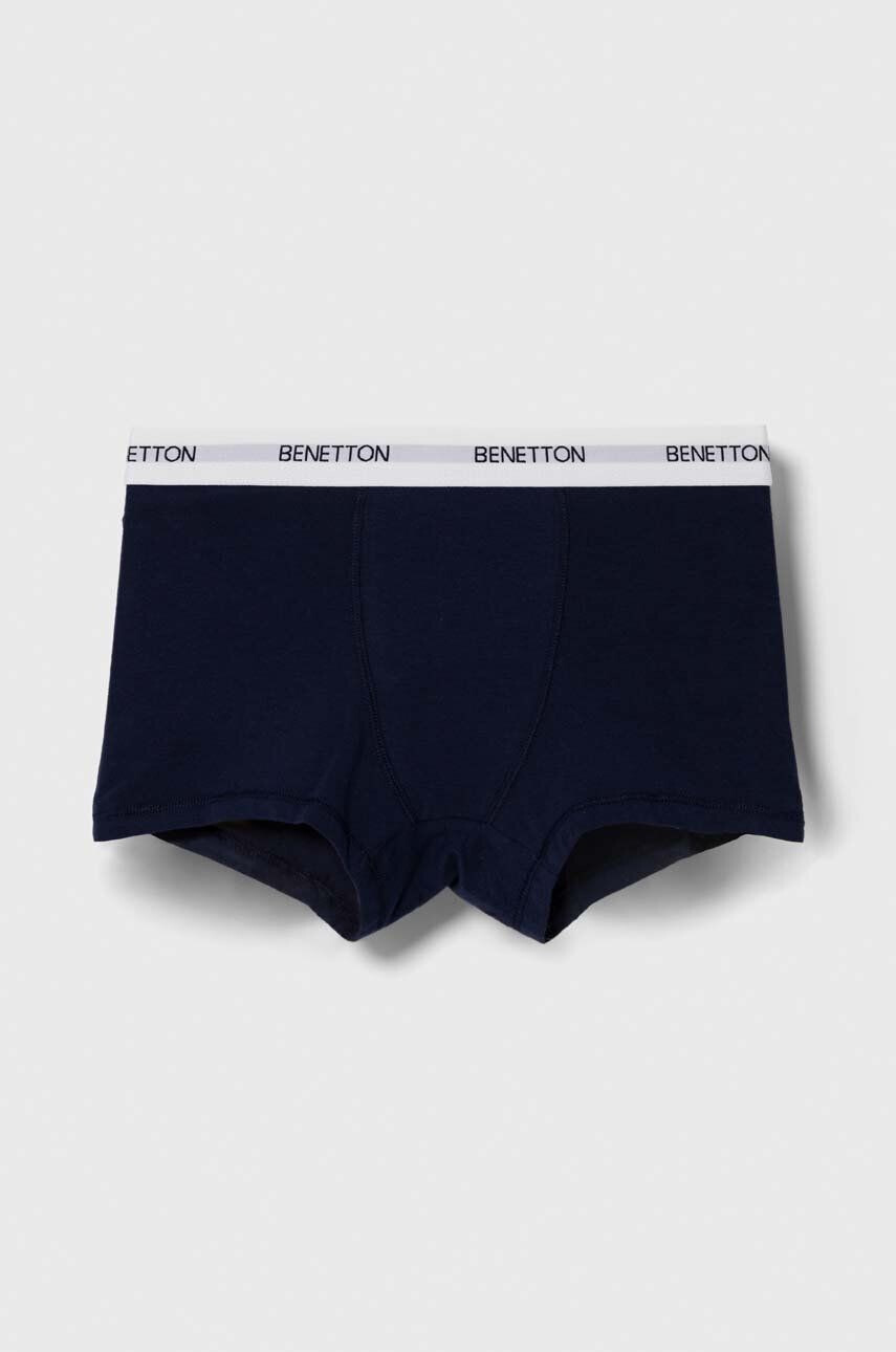 United Colors of Benetton boxeri copii 2-pack culoarea verde - Pled.ro