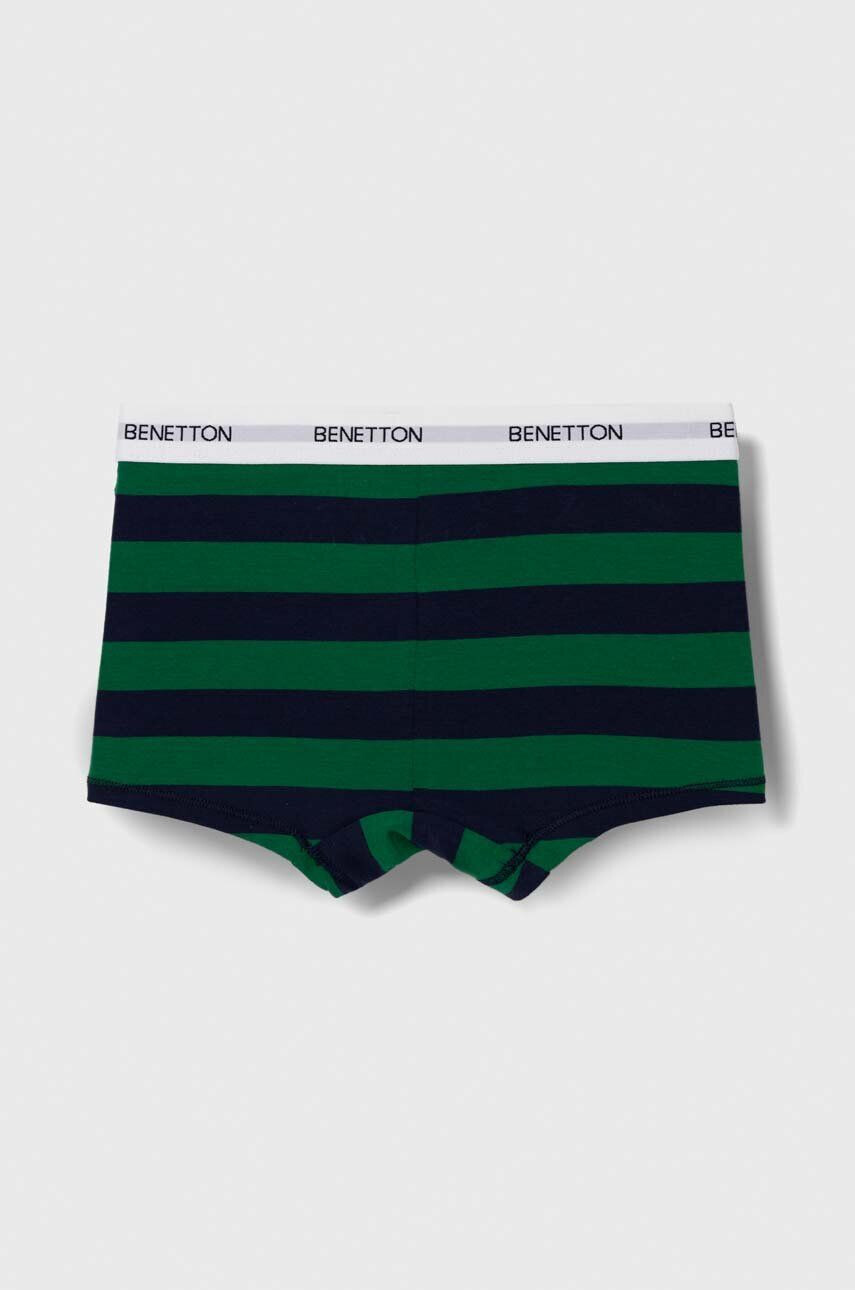 United Colors of Benetton boxeri copii 2-pack culoarea verde - Pled.ro