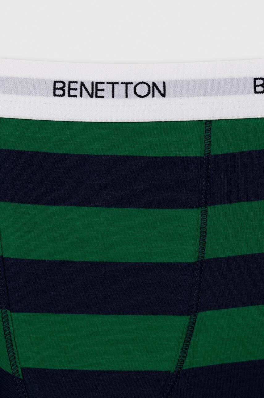 United Colors of Benetton boxeri copii 2-pack culoarea verde - Pled.ro