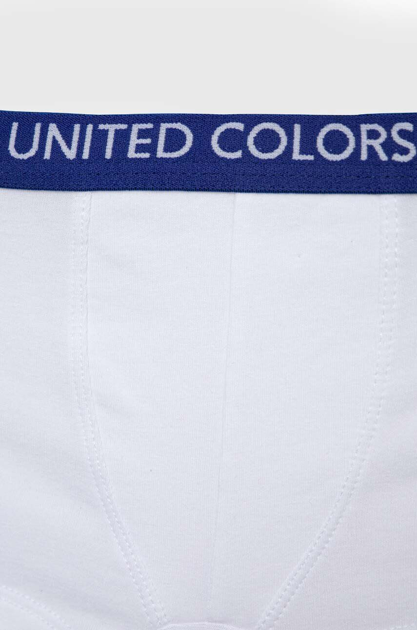 United Colors of Benetton boxeri copii 2-pack culoarea alb - Pled.ro