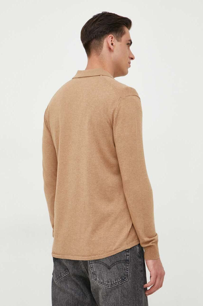 United Colors of Benetton cardigan din amestec de lana culoarea maro - Pled.ro