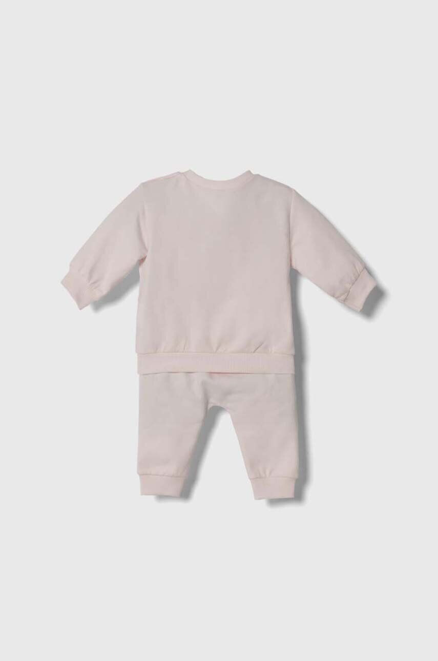 United Colors of Benetton compleu bebe culoarea roz - Pled.ro