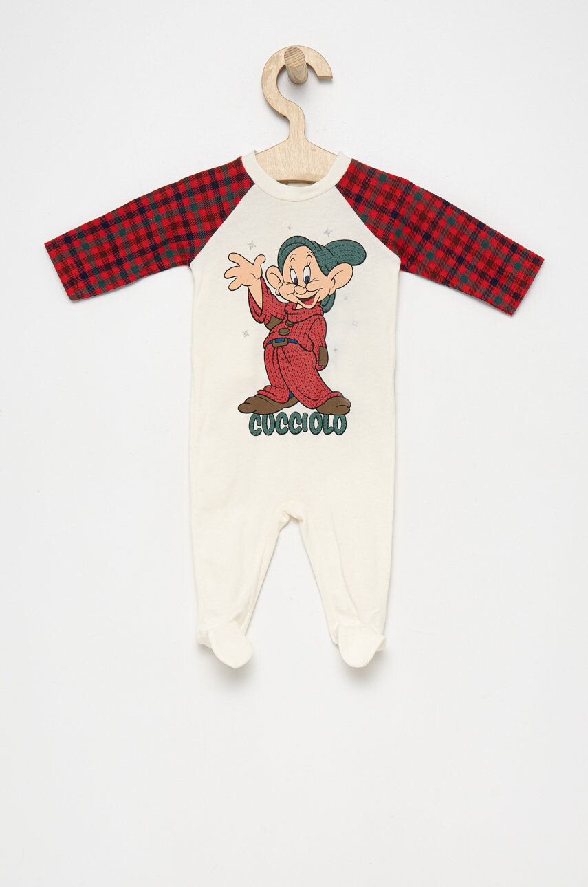 United Colors of Benetton Costum bebe x Disney culoarea crem - Pled.ro