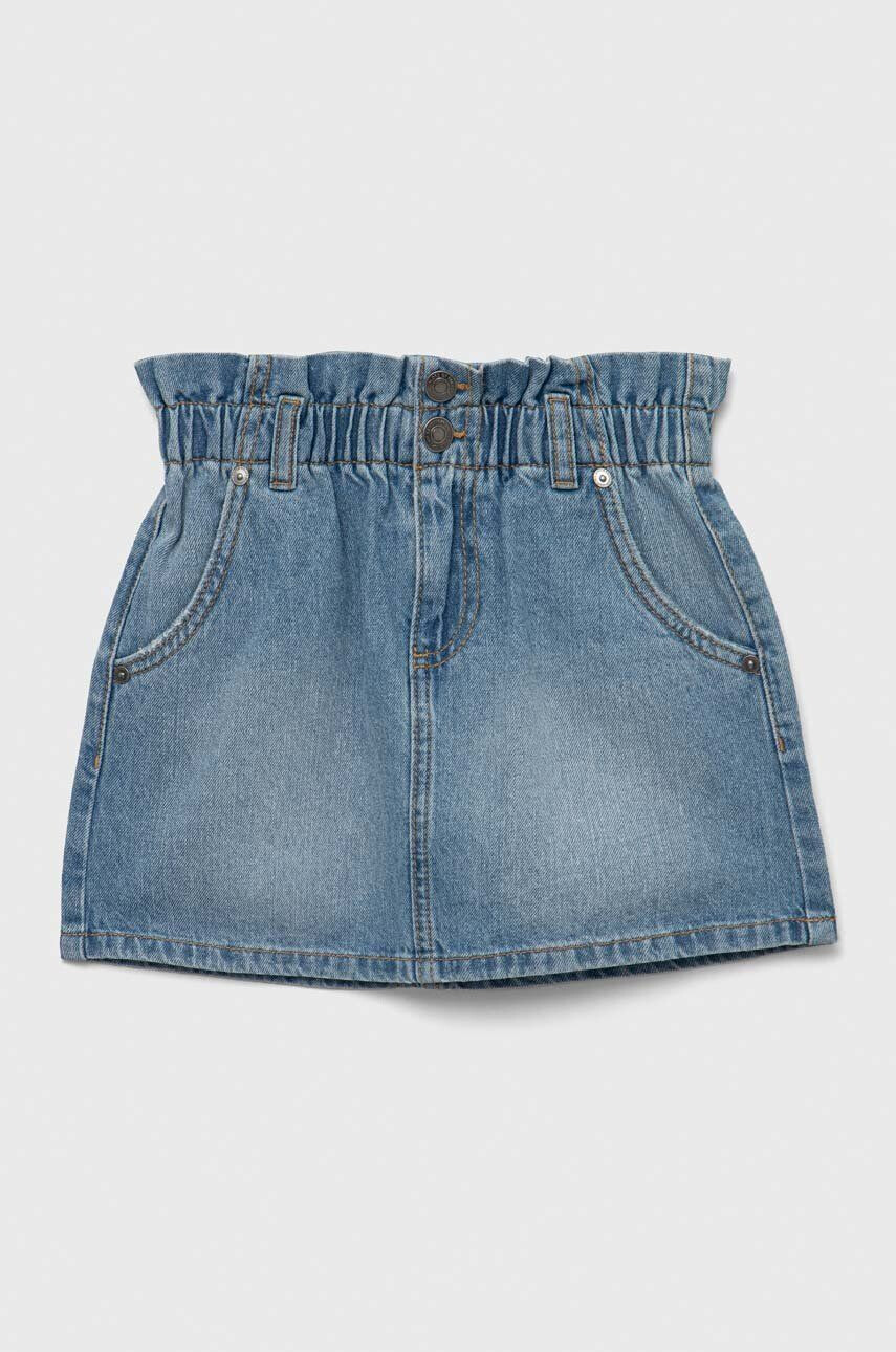 United Colors of Benetton fusta denim pentru copii mini drept - Pled.ro