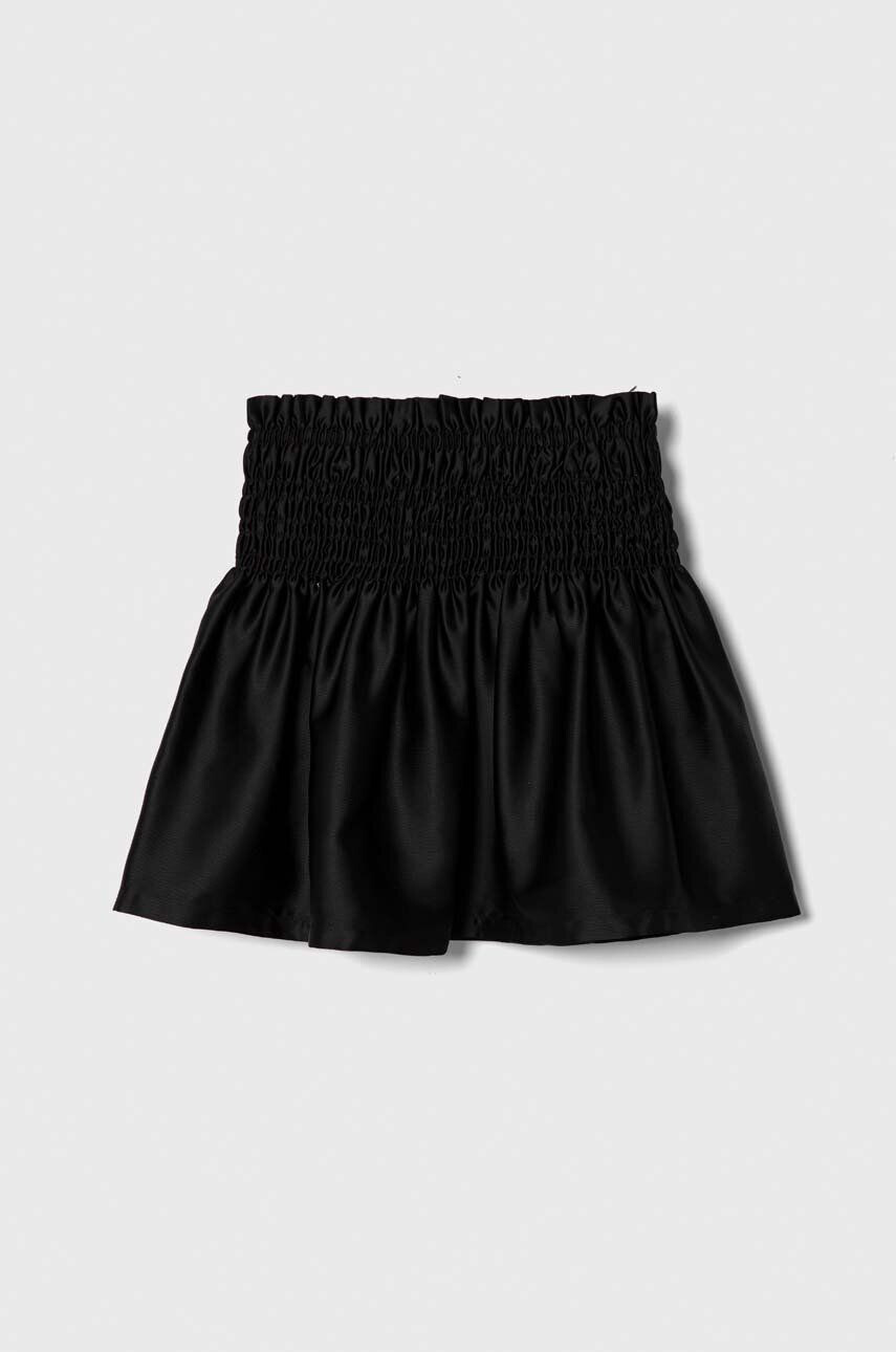 United Colors of Benetton fusta fete culoarea negru mini evazati - Pled.ro