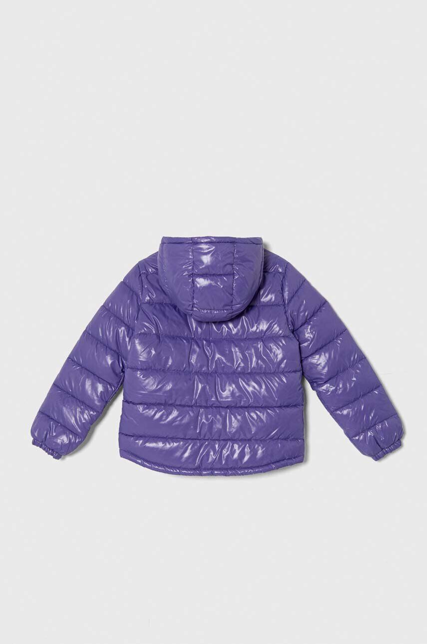 United Colors of Benetton geaca copii culoarea violet - Pled.ro