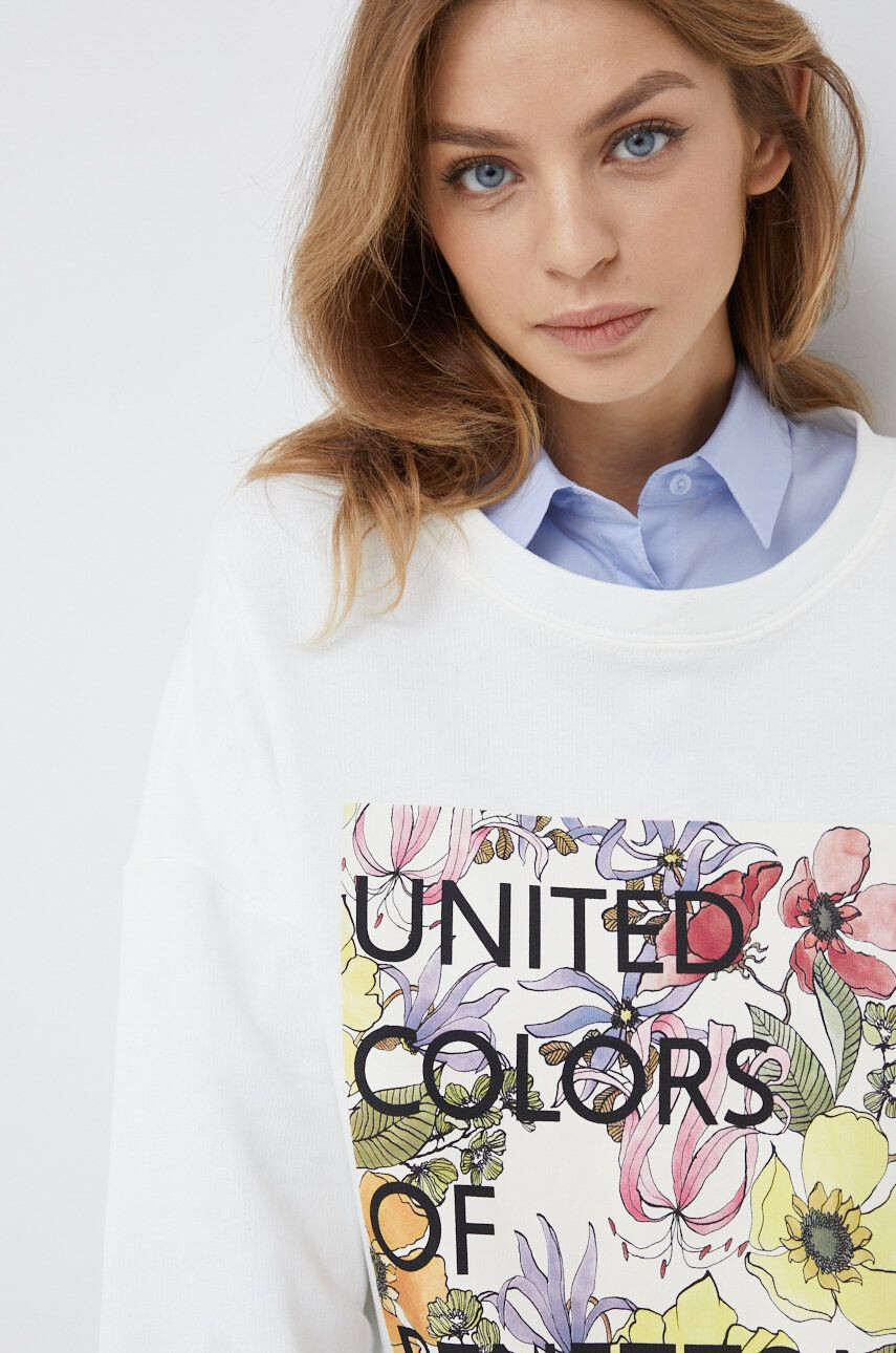 United Colors of Benetton hanorac de bumbac - Pled.ro