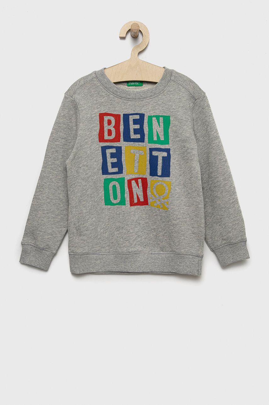 United Colors of Benetton hanorac de bumbac pentru copii - Pled.ro