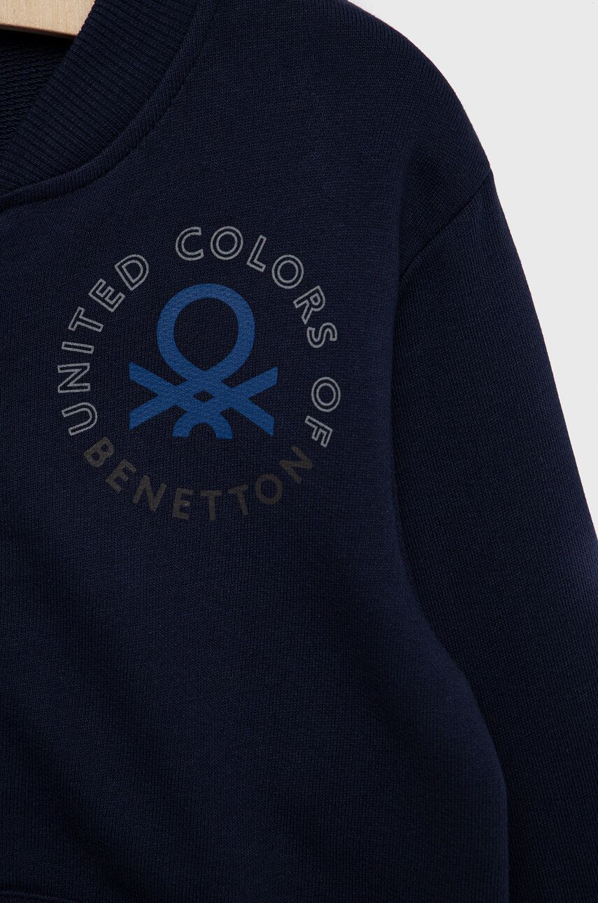 United Colors of Benetton hanorac de bumbac pentru copii - Pled.ro