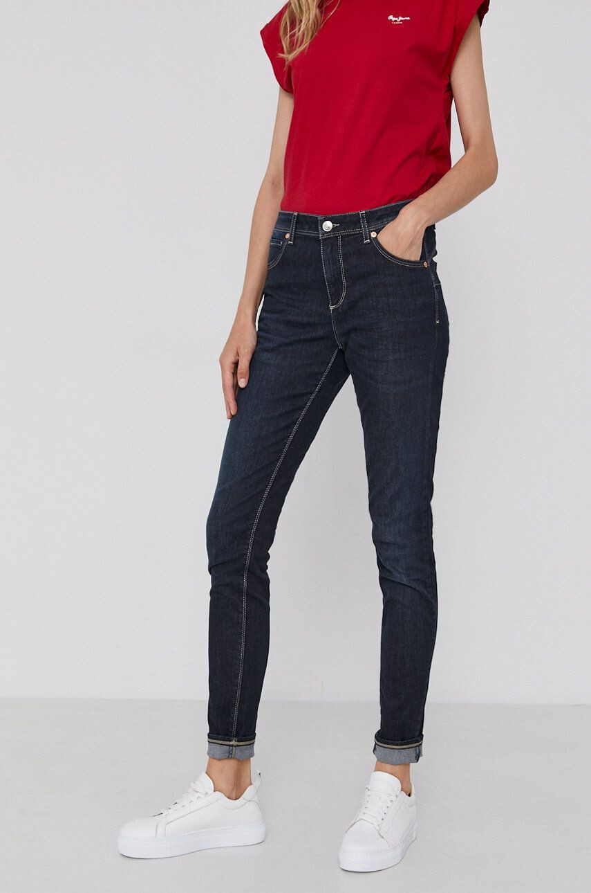 United Colors of Benetton jeansi Liv femei medium waist - Pled.ro