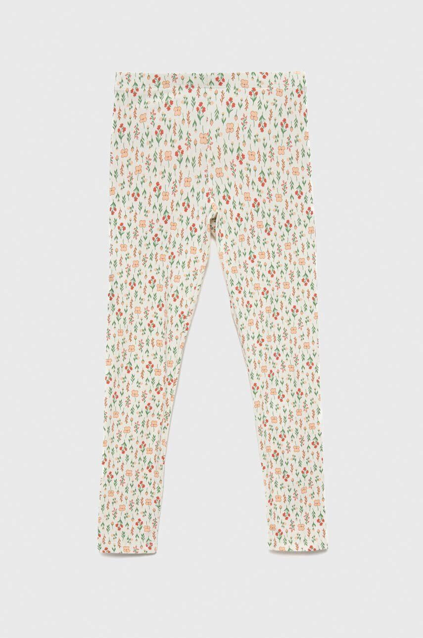 United Colors of Benetton leggins copii culoarea gri neted - Pled.ro