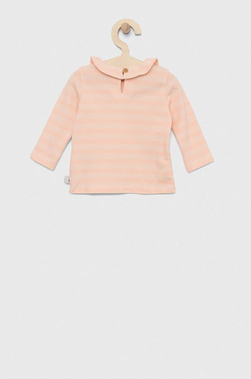 United Colors of Benetton longsleeve copii culoarea roz - Pled.ro