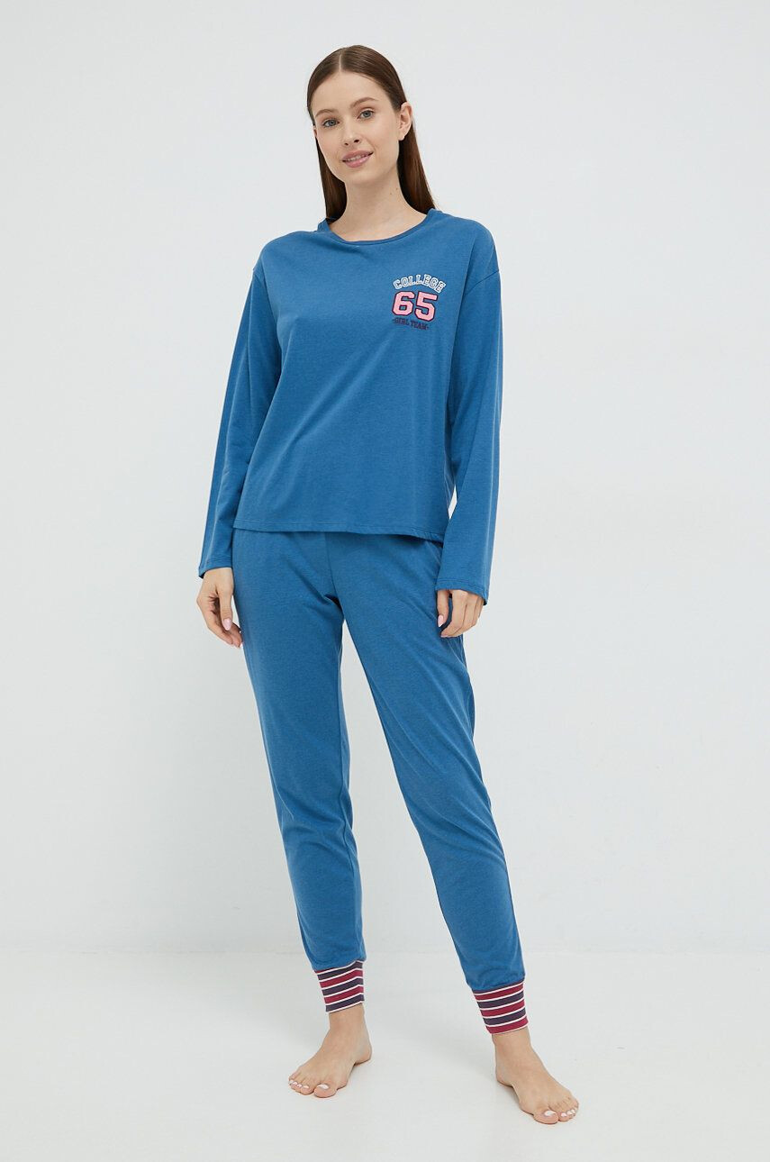 United Colors of Benetton longsleeve de pijama - Pled.ro