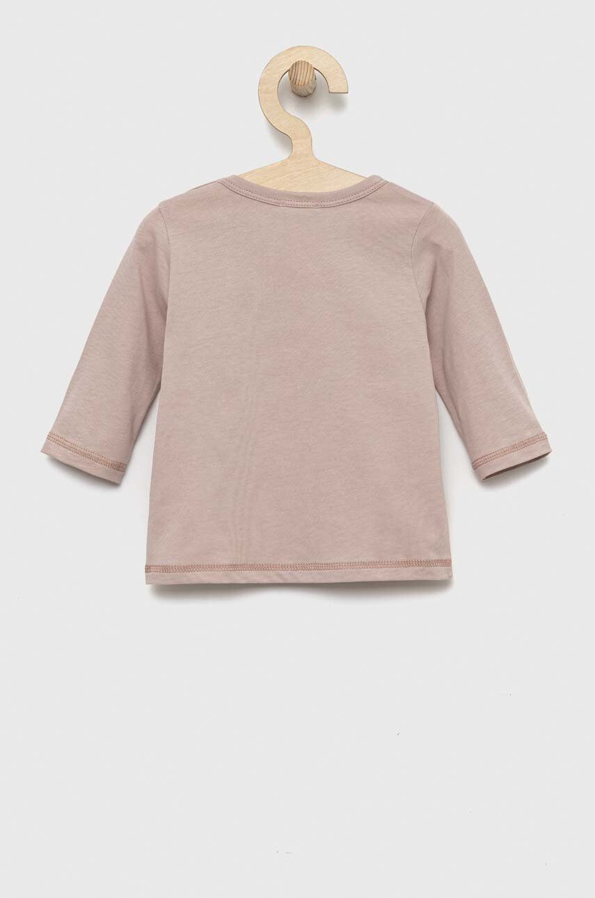 United Colors of Benetton longsleeve din bumbac pentru bebeluși - Pled.ro