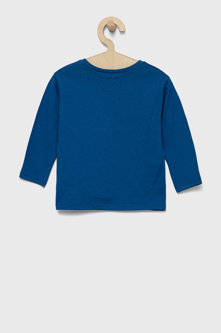 United Colors of Benetton longsleeve din bumbac pentru copii - Pled.ro