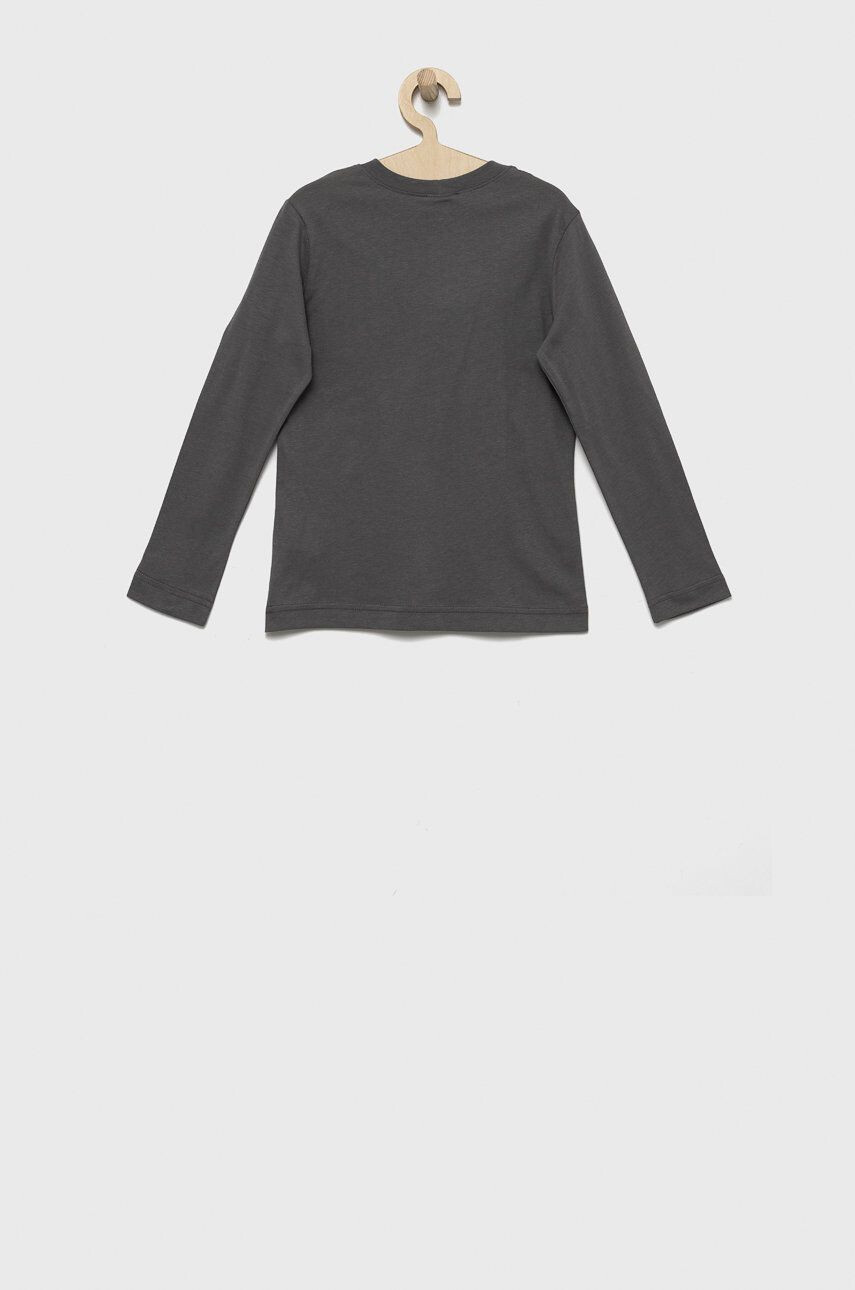 United Colors of Benetton longsleeve din bumbac pentru copii - Pled.ro