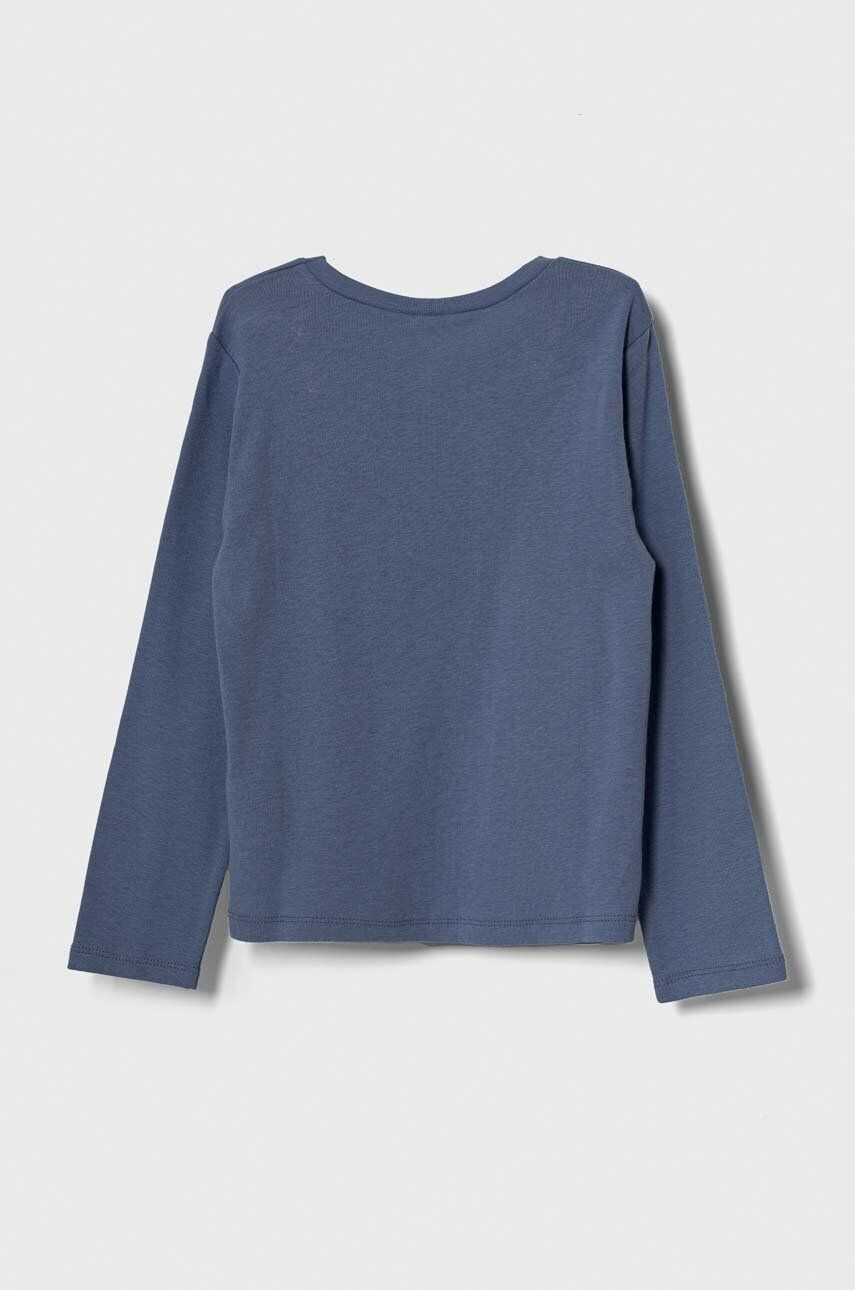 United Colors of Benetton longsleeve din bumbac pentru copii - Pled.ro