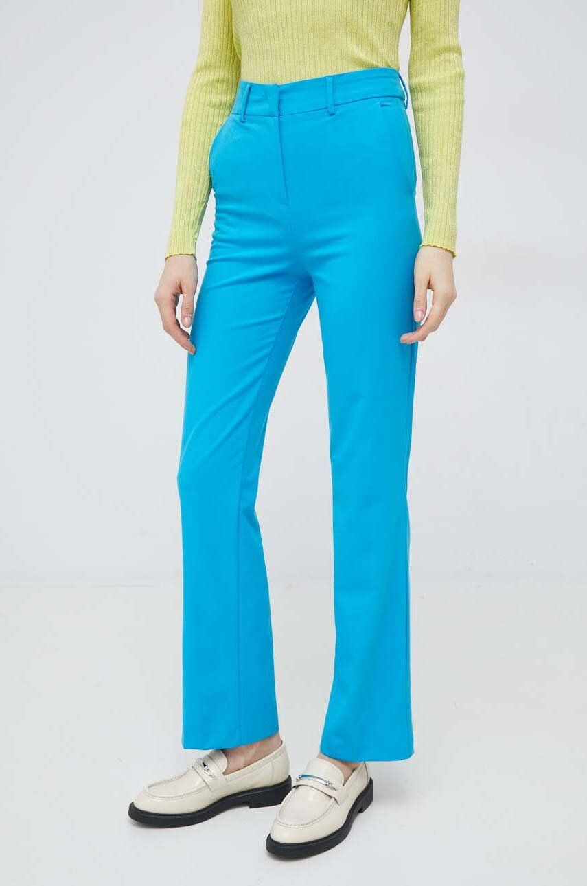 United Colors of Benetton pantaloni femei lat high waist - Pled.ro