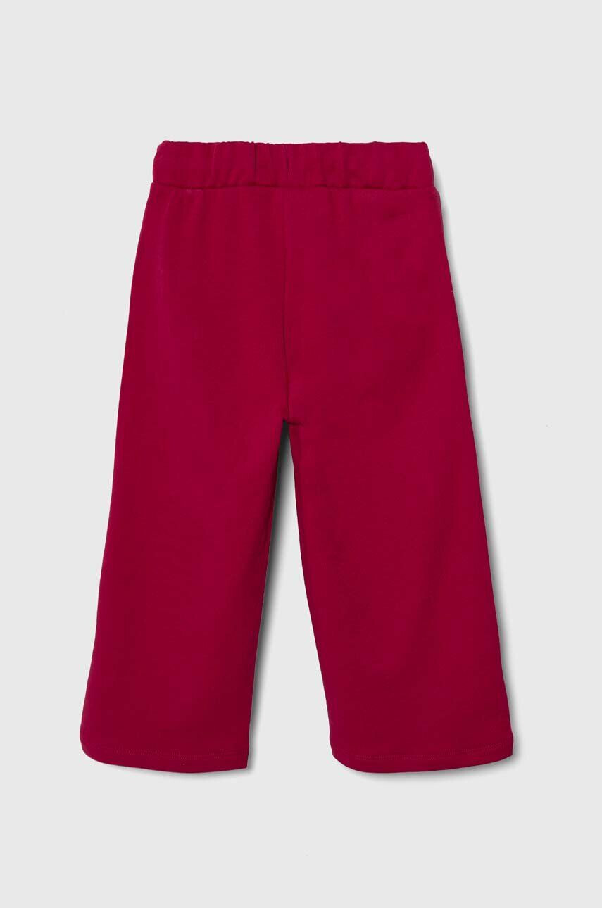 United Colors of Benetton pantaloni culoarea roz neted - Pled.ro