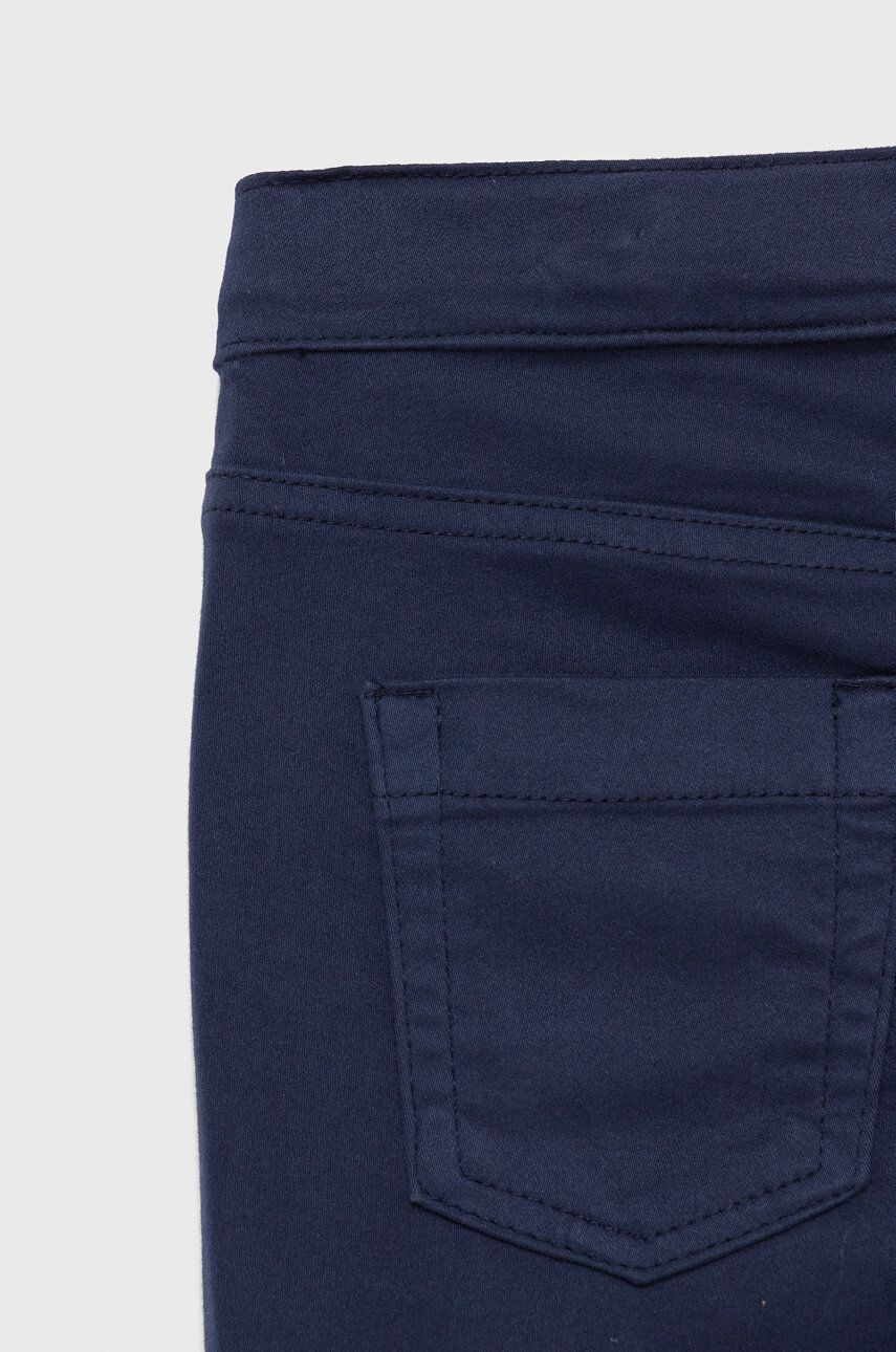 United Colors of Benetton pantaloni copii culoarea albastru marin neted - Pled.ro