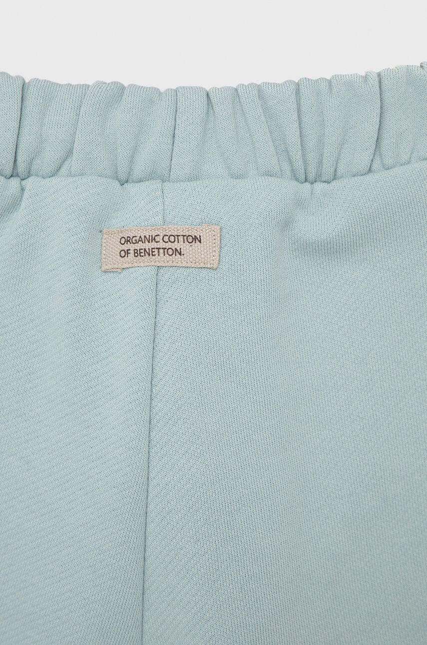 United Colors of Benetton pantaloni de bumbac pentru copii neted - Pled.ro