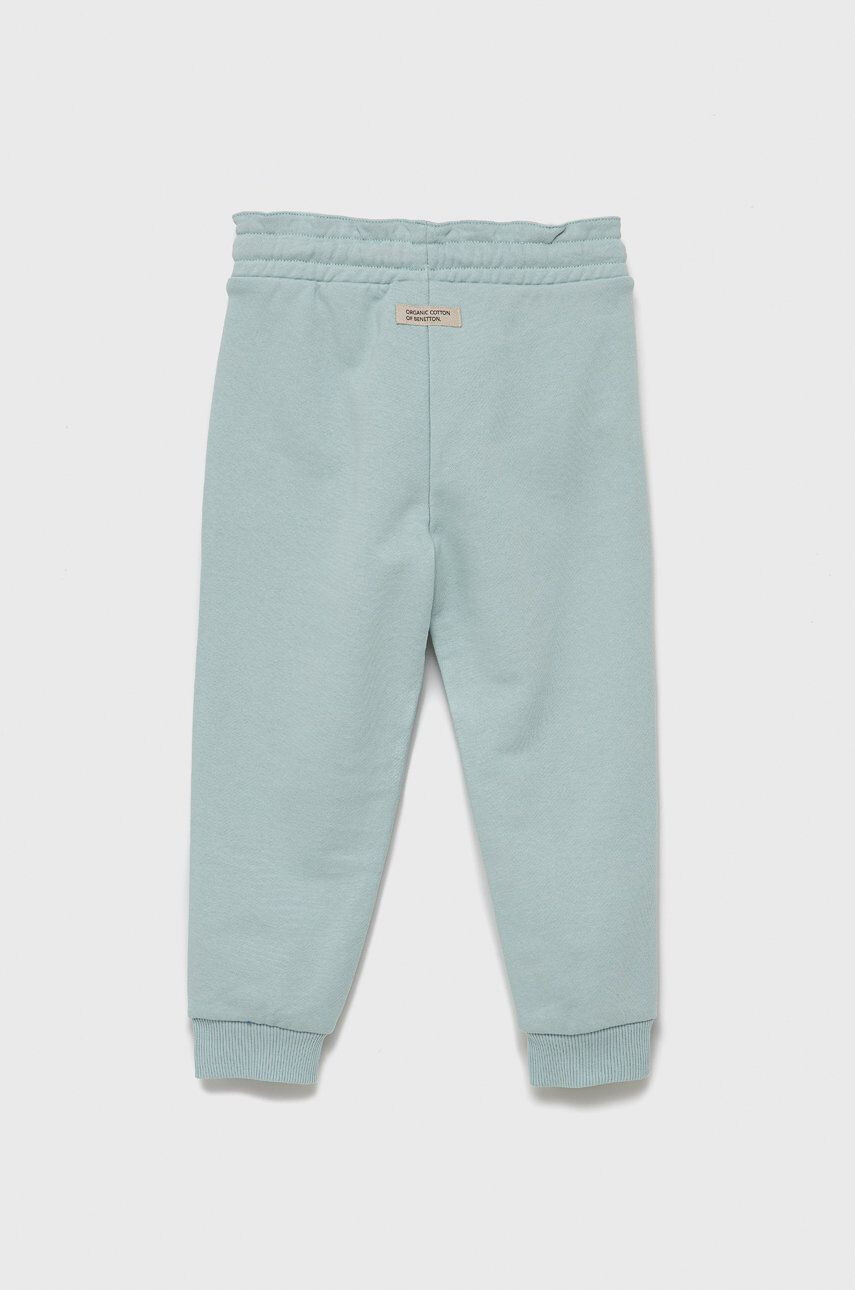 United Colors of Benetton pantaloni de bumbac pentru copii neted - Pled.ro