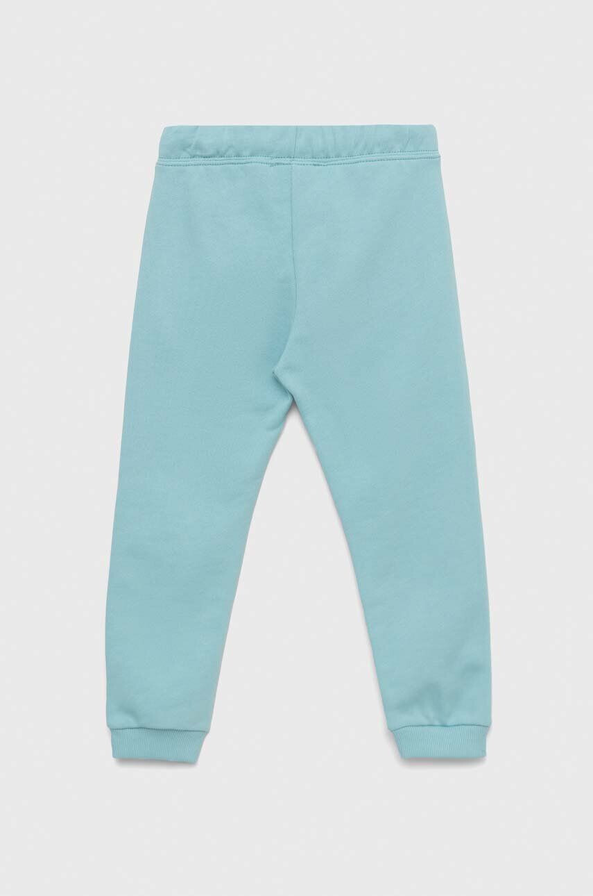 United Colors of Benetton pantaloni de bumbac pentru copii neted - Pled.ro