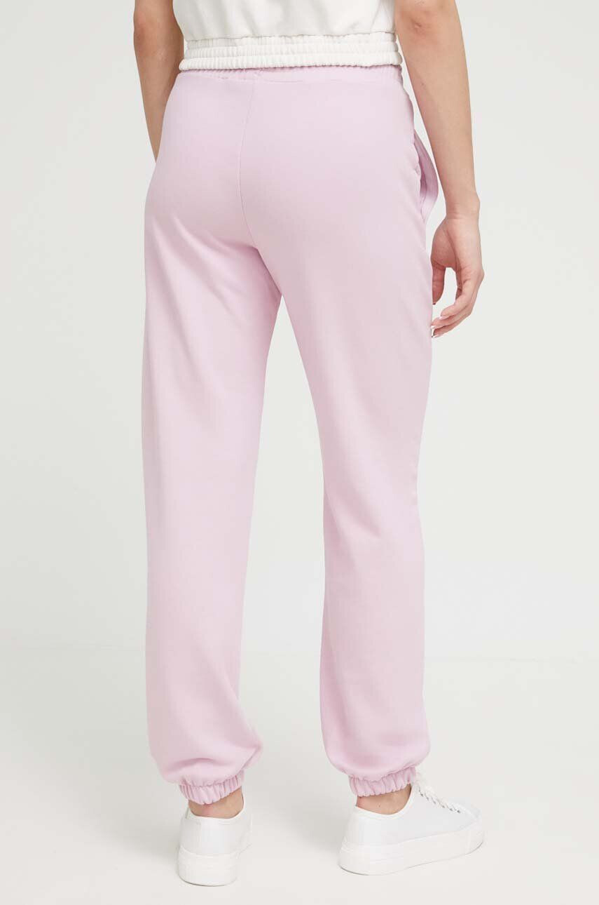 United Colors of Benetton pantaloni de lounge drept high waist - Pled.ro