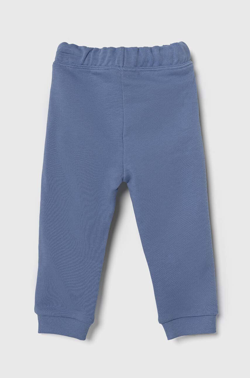 United Colors of Benetton pantaloni de trening din bumbac pentru copii neted - Pled.ro