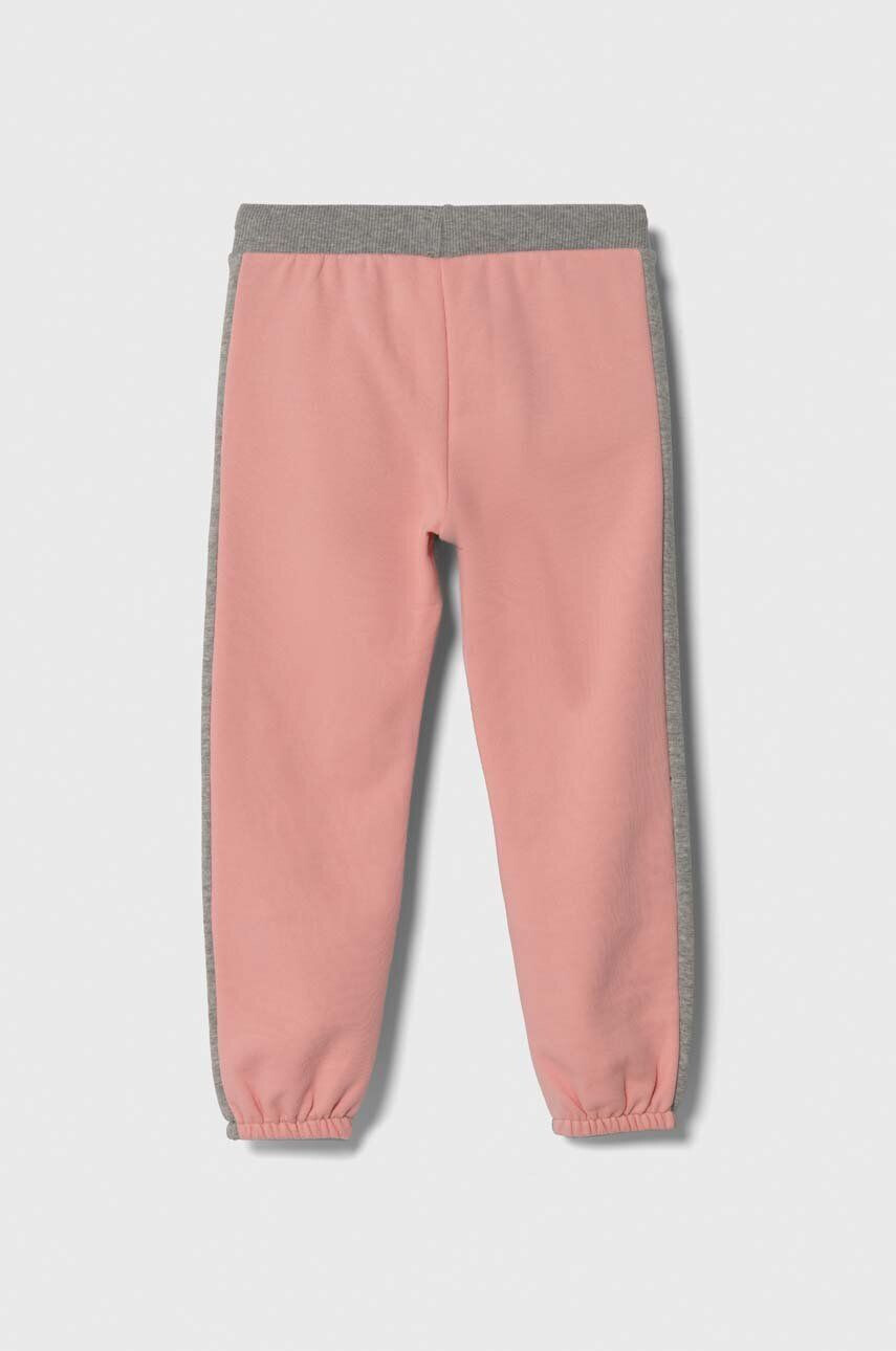 United Colors of Benetton pantaloni de trening pentru copii culoarea gri neted - Pled.ro