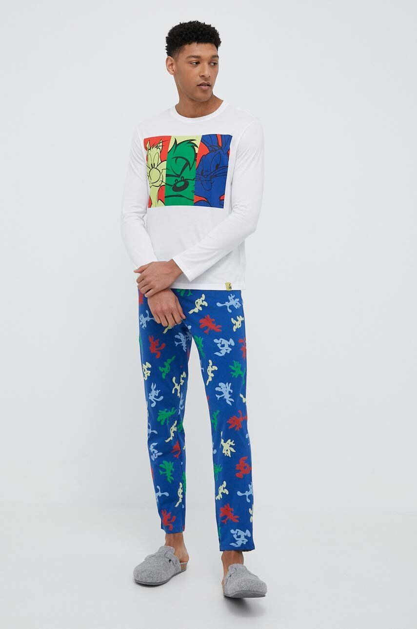 United Colors of Benetton pantaloni pijama bumbac x Looney Tunes modelator - Pled.ro