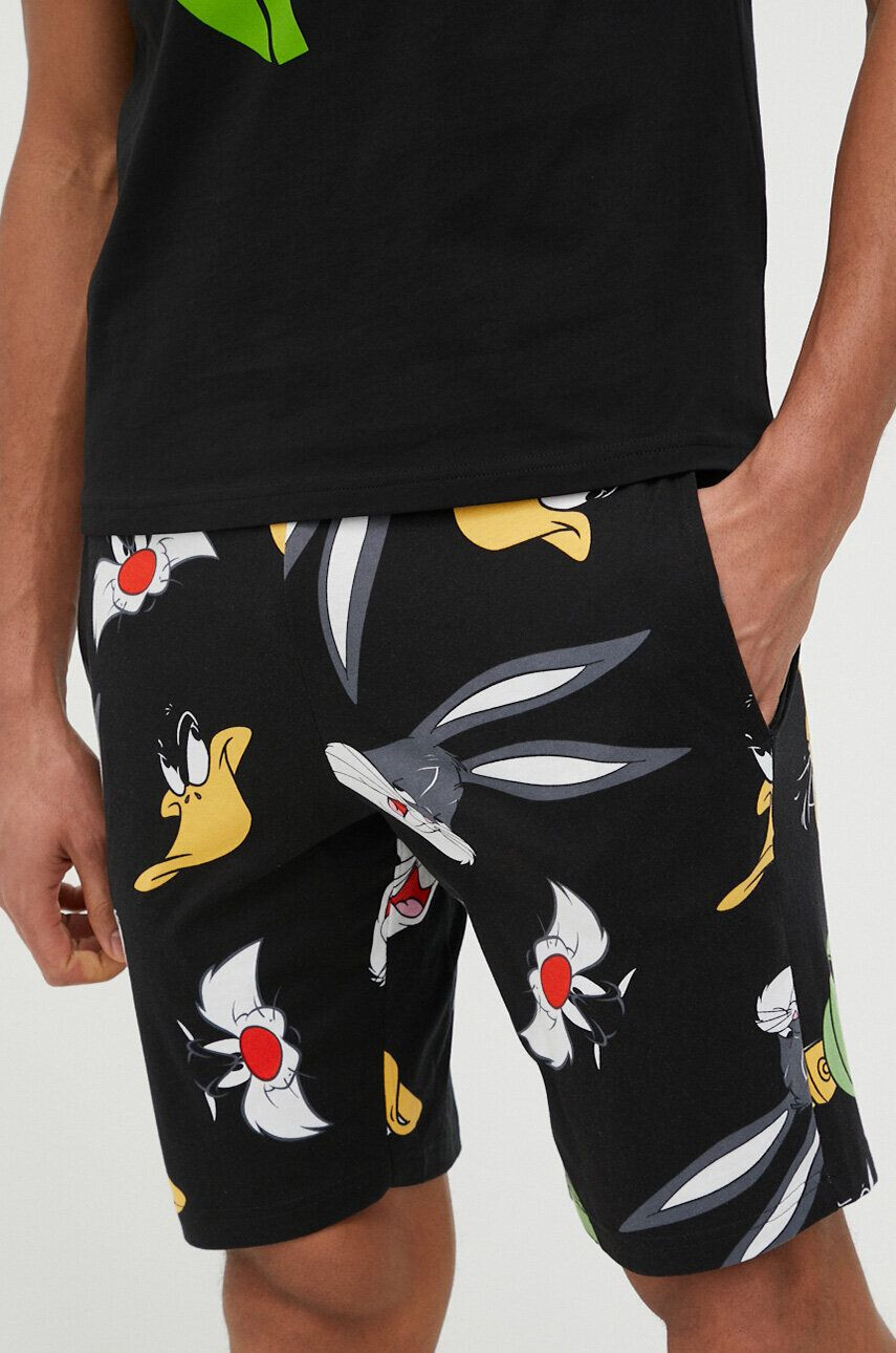 United Colors of Benetton pantaloni scurți de pijama din bumbac x Looney Tunes - Pled.ro