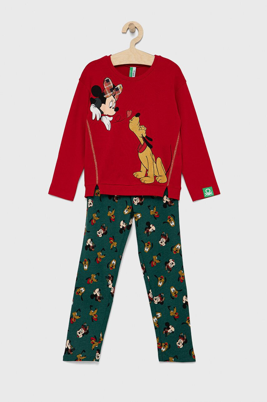 United Colors of Benetton Pijamale de bumbac pentru copii x Disney - Pled.ro