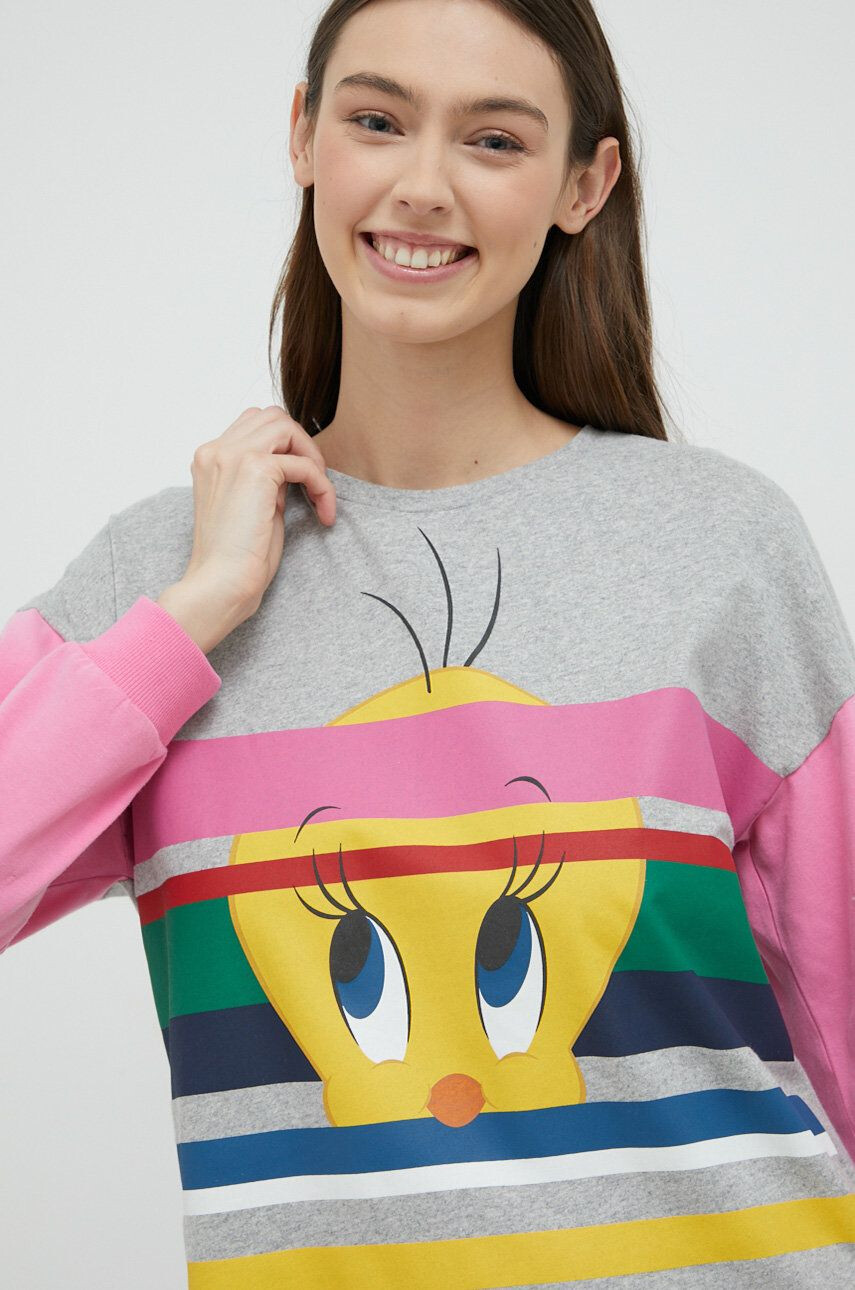 United Colors of Benetton pijamale de bumbac X Looney Tunes Sylwester I Tweety - Pled.ro