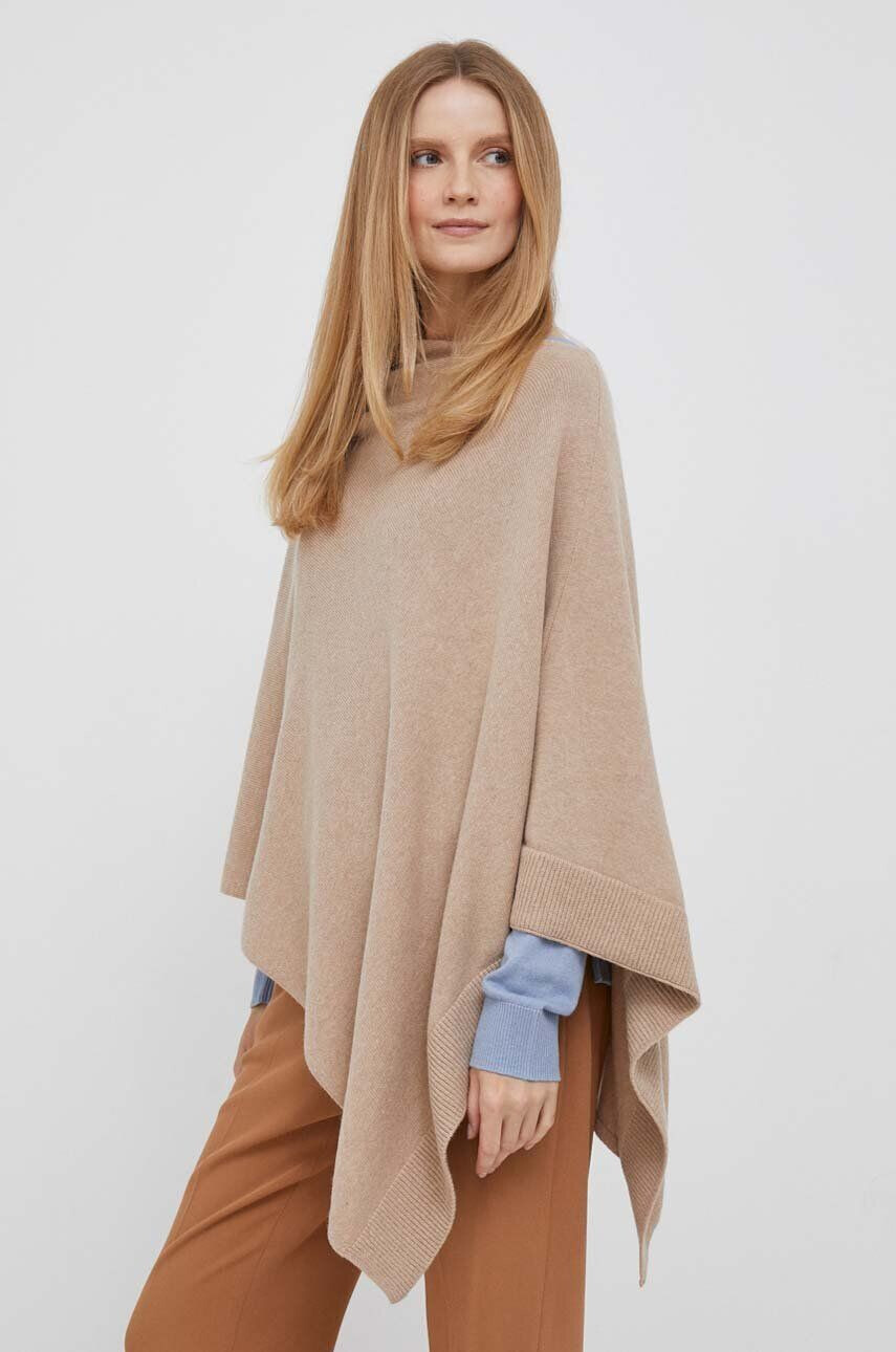 United Colors of Benetton poncho din amestec de lana - Pled.ro